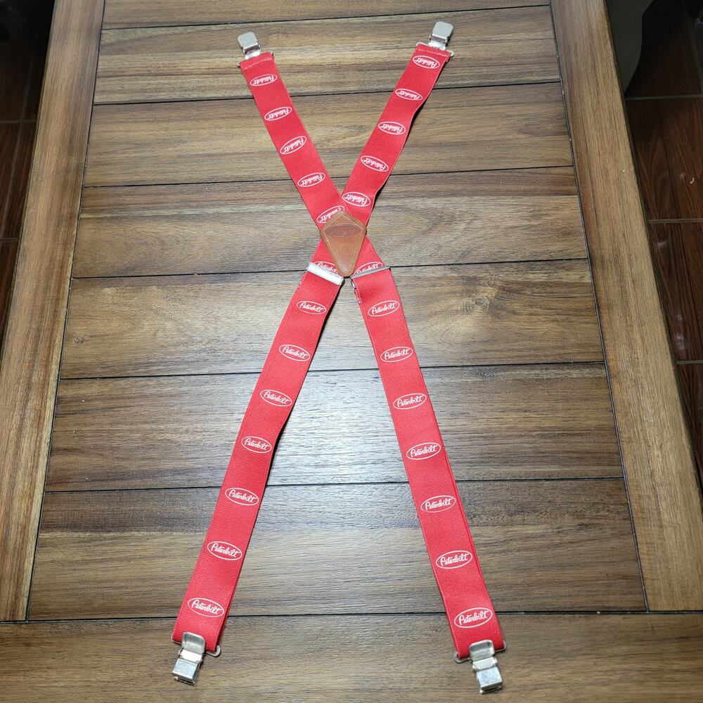 Red Peterbilt Suspenders - Size 54 inch